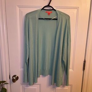 Joe Fresh Green Cardigan Sweater Relaxed Fit